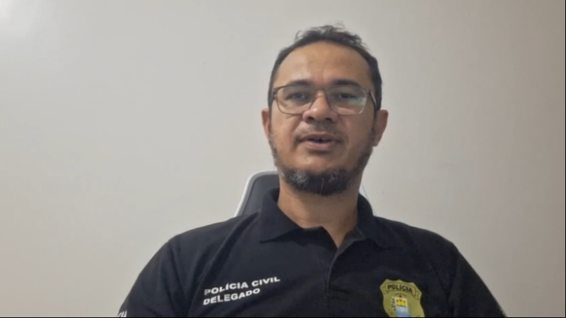 Delegado Diogo Noronha, da Delegacia Regional de Corrente - (Reprodução)