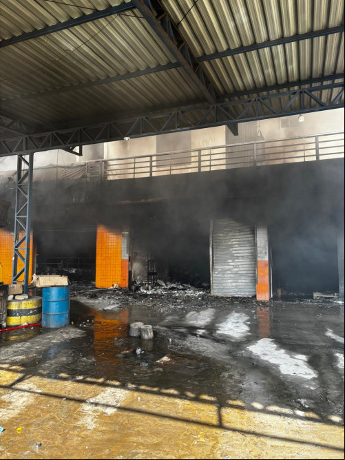 Incêndio destrói loja de autopeças na BR 230, em Floriano - (Divulgação/SSP-PI)