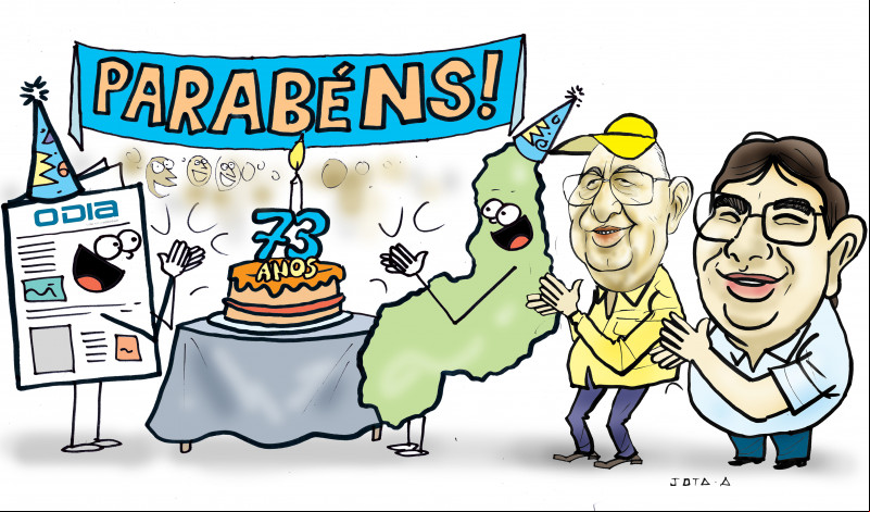 Charge do Jota A publicada em 01/02/2024 no Jornal O Dia
