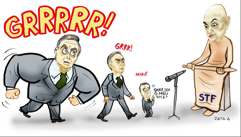 Charge do Jota A publicada em 12/06/2025