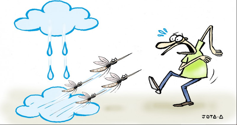 Charge do Jota A publicada em 14/02/2024 no Jornal O Dia