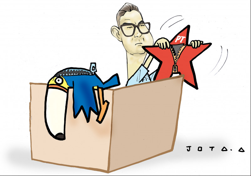 Charge do Jota A publicada em 15/02/2024 no Jornal O Dia