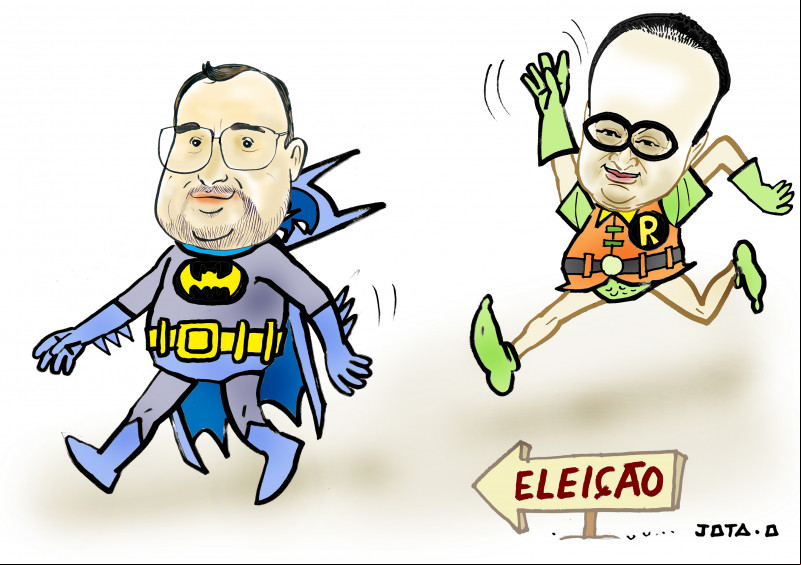Charge do Jota A publicada em 17/01/2024 no Jornal O Dia