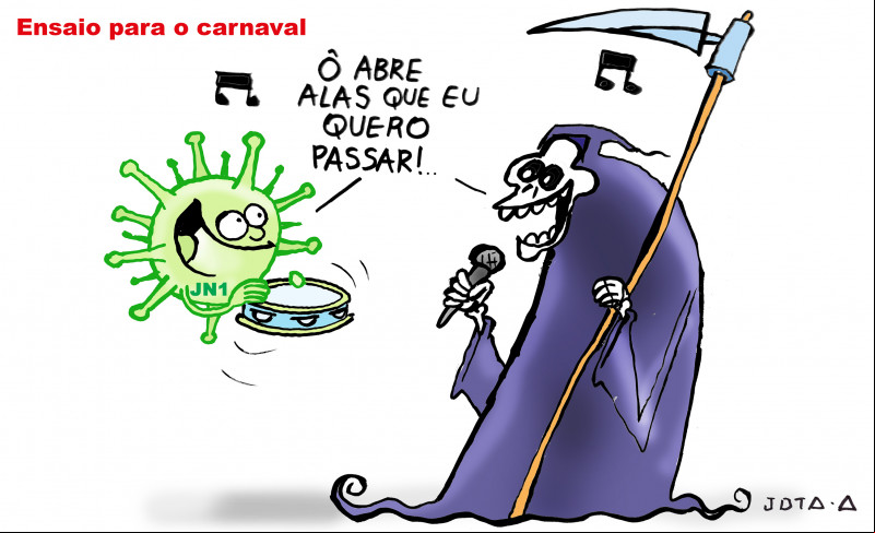 Charge do Jota A publicada em 02/02/2024 no Jornal O Dia