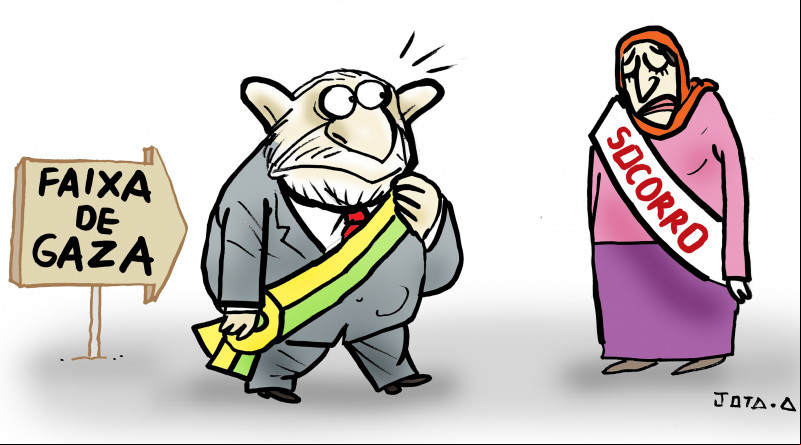 Charge do Jota A publicada em 02/03/2024 no Jornal O Dia