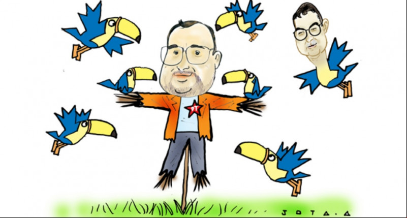 Charge do Jota A publicada em 20/02/2024 no Jornal O Dia