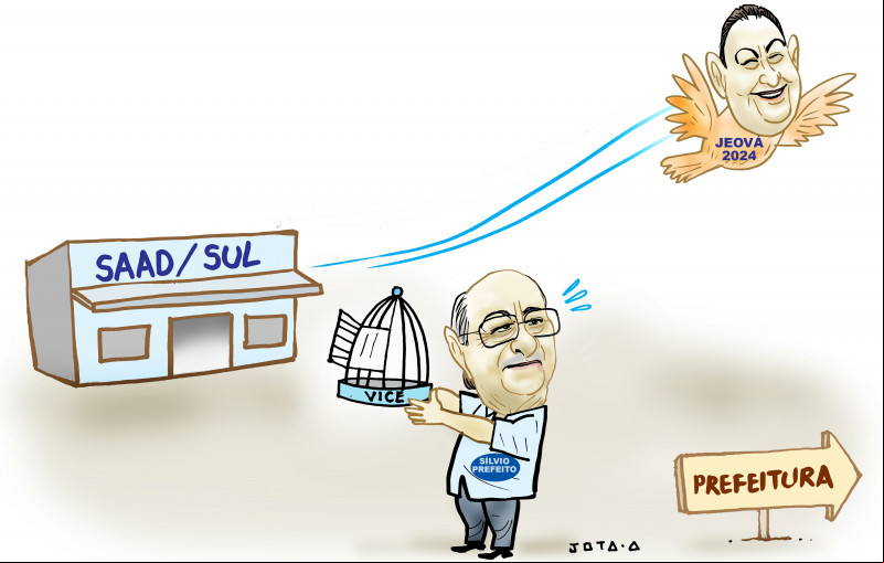 Charge do Jota A publicada em 24/01/2024 no Jornal O Dia
