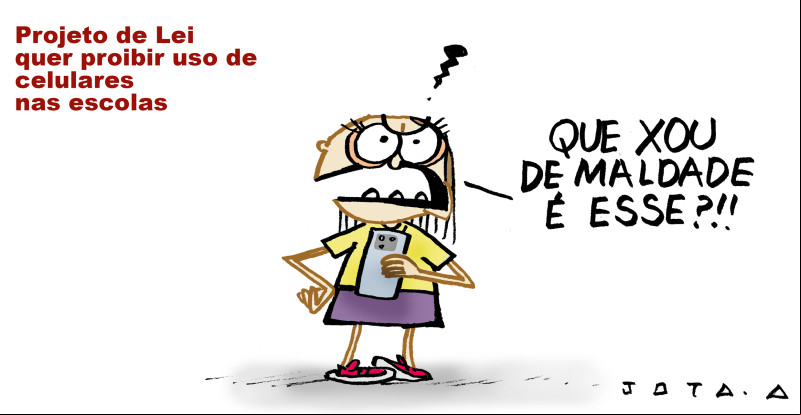 Charge do Jota A publicada em 24/10/2024 no Jornal O Dia