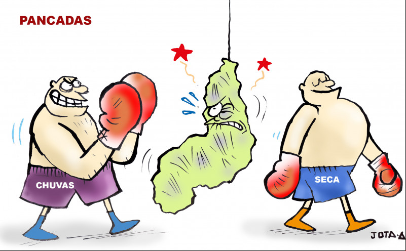 Charge do Jota A publicada em 29/02/2024 no Jornal O Dia
