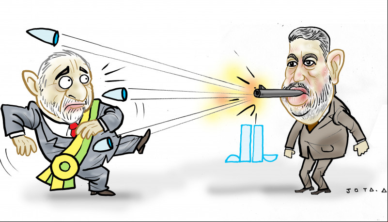 Charge do Jota A publicada em 07/02/2024 no Jornal O Dia